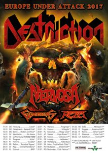 Destruction Under Attack Tour 2017 (Flyer)