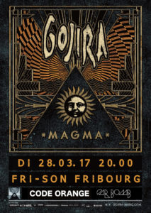 Gojira Fri-Son 2017 - Flyer