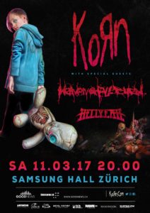 Korn - Samsung Hall Zurich, 11. März 2017 (Flyer)