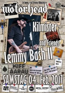 Lemmy Bash - Kiff Aarau, 4. Februar 2017 (Flyer)