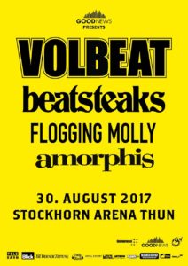 Volbeat - Stockhorn Arena 30. August 2017 (Flyer)