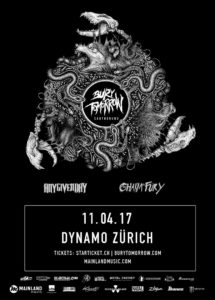 Bury Tomorrow - Dynamo Zürich, 11.4.2017 (Flyer)