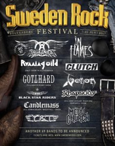 Sweden Rock Festival 2017 (Flyer)