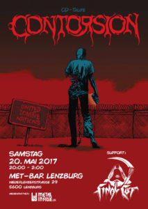 Contorsion - Met-Bar Lenzburg, 20.5.2017 (Flyer)