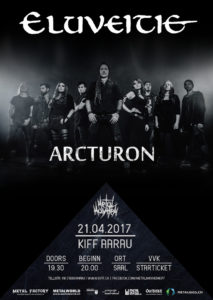 Eluveitie - Kiff Aarau - 21.04.2017 (Flyer)