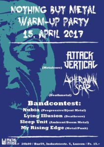 Nothing But Metal Warm-up 2017 (Flyer)
