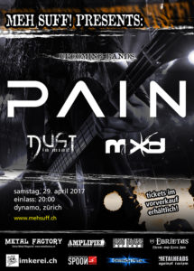 Pain - Dynamo Zürich 2017 (Flyer)