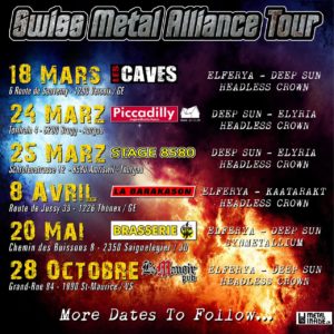 Swiss Metal Alliance Tour 2017 (Flyer)