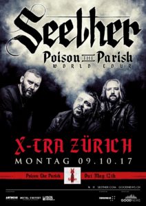 Seether - X-Tra Zürich 2017 (Flyer)