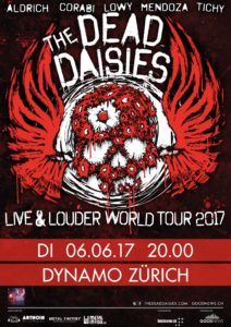 The Dead Daisies - Dynamo Zürich 2017 (Flyer)