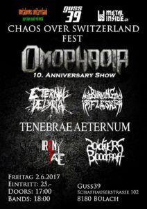 Chaos Over Switzerland Fest 2017 (E-Flyer)