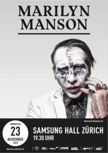 Marilyn Manson - Samsung Hall 2017 (Flyer)