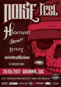 Noise Fest 2017 - Galvanik Zug (Flyer)