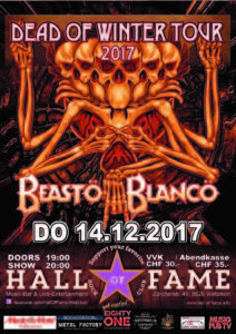 Beasto Blanco - Halls of Fame 2017 (E-Flyer)