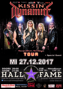 Kissen Dynamite - Halls of Fame 2017 (E-Flyer)