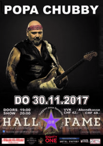 Popa Chubby - Halls of Fame 2017 (E-Flyer)