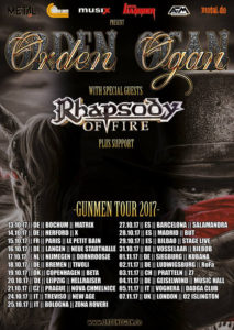 Orden Ogan - Tour 2017 - Z7 Pratteln 2017