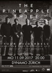 The Pineapple Thief - Dynamo Zürich 2017 (Plakat)