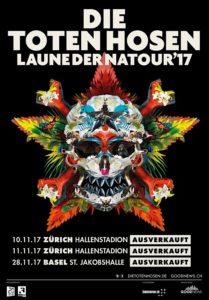 Die Toten Hosen - Natour 2017 CH (Flyer)