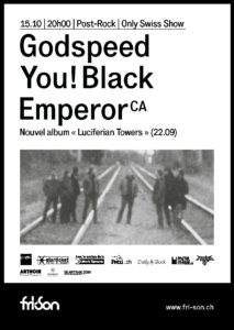 Godspeed You! Black Emperor - Fri-Son 2017 (Flyer)