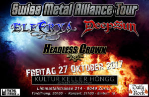 Swiss Metal Alliance Tour Kulturkeller Höngg