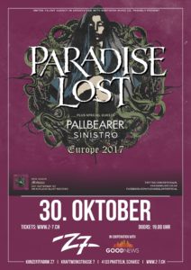 Paradise Lost - Z7 2017 (Flyer)