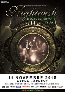 Nightwish - Arena Genf 2018 (Flyer)