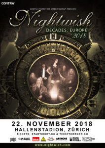 Nightwish - Hallenstadion Zürich 2018 (Flyer)