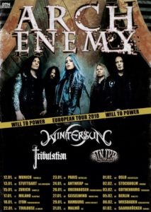 Arch Enemy - European Tour 2018