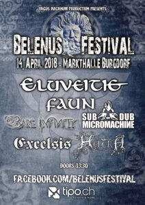 Belenus Festival 2018 - Flyer