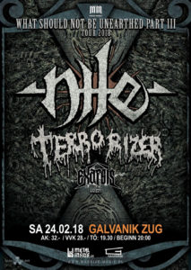 Nile - Galvanik Zug 2018 (Flyer)