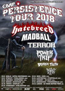 Persistence Tour 2018 - Hatebreet Madball