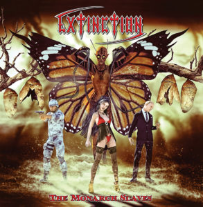 Extinction – The Monarch Slaves (CD Cover Artwork)