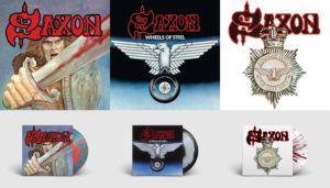 Saxon Re-Releases Collage