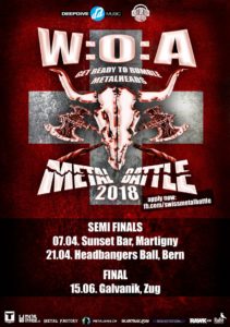 WOA Metal Battle 2018 Flyer