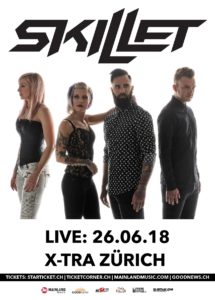 Skillet - X-Tra Zürich 2018