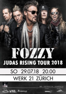 Fozzy - Werk21 Zürich 2018