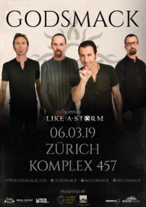 Godsmack - Komplex 457 Zürich 2019_neues Datum