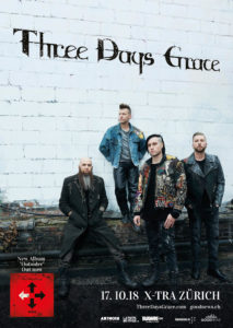 Three Days Grace - X-Tra Zürich 2018