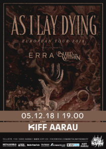 As I Lay Dying - Kiff Aarau 2018