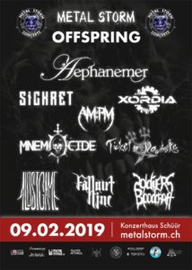 Metal Storm Offspring 2019 - Schuur Luzern - Flyer