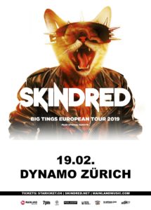 Skindred - Dynamo Zürich 2019 (Flyer)
