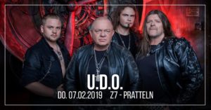 U.D.O. - Z7 Pratteln 2019 (Flyer)