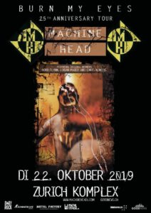 Machine Head - Komplex 457 Zürich 2019 (Flyer)