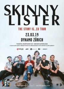 Skinny Lister - Dynamo Zürich 2019 (Flyer)