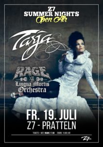 Tarja - Z7 Summer Nights Open Air 2019 (Flyer)