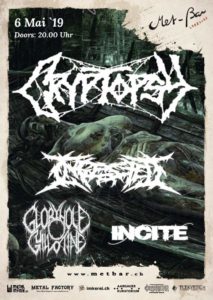 Cryptopsy - Met-Bar Lenzburg 2019 (Flyer)