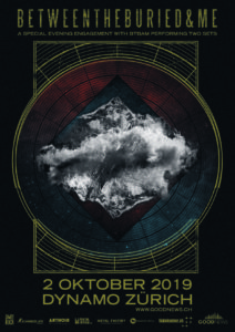 Between the Buried And Me - Dynamo Zürich 2019 (Plakat)