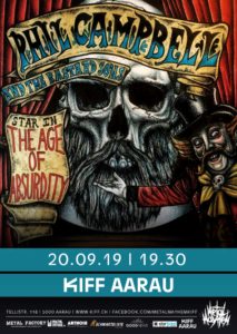 Phil Campbell And The Bastards Songs - KiFF Aarau 2019 (Flyer)