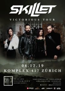 Skillet - Komplex 457 Zürich 2019 (Flyer)